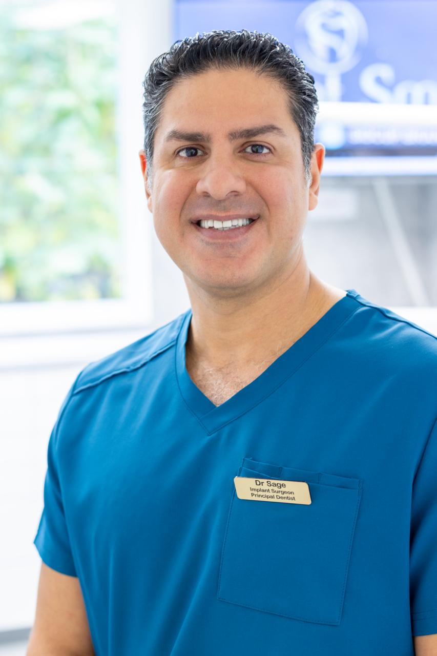 Dr Masih Sage, Principal Implant Dentist at Ardent Smile Clinic